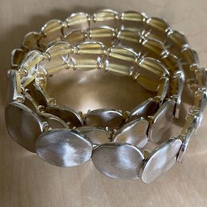 Chico’s Silver/gold tone link belt